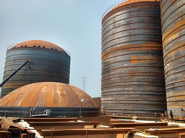 潭门镇焦粉钢板仓